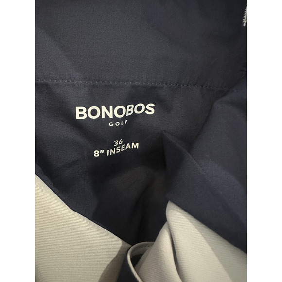 Bonobos Golf 8" Shorts Mens 36 Gray Flex Stretch Performance Wicking Breathable - Picture 5 of 9